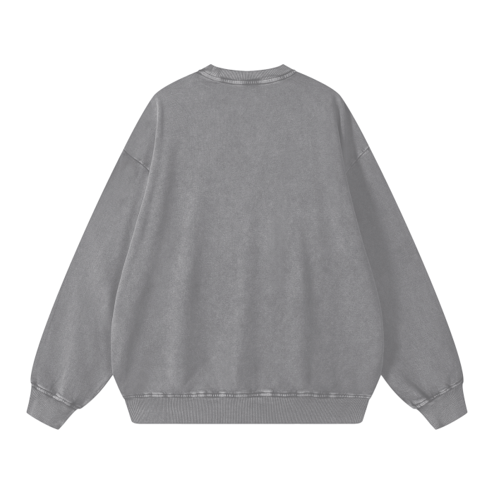 Revival. - Acid Wash Oversize Sweatshirt