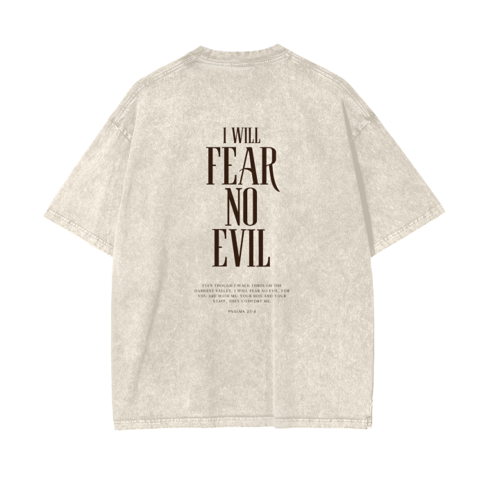 No Fear - Acid Wash Oversized Tee