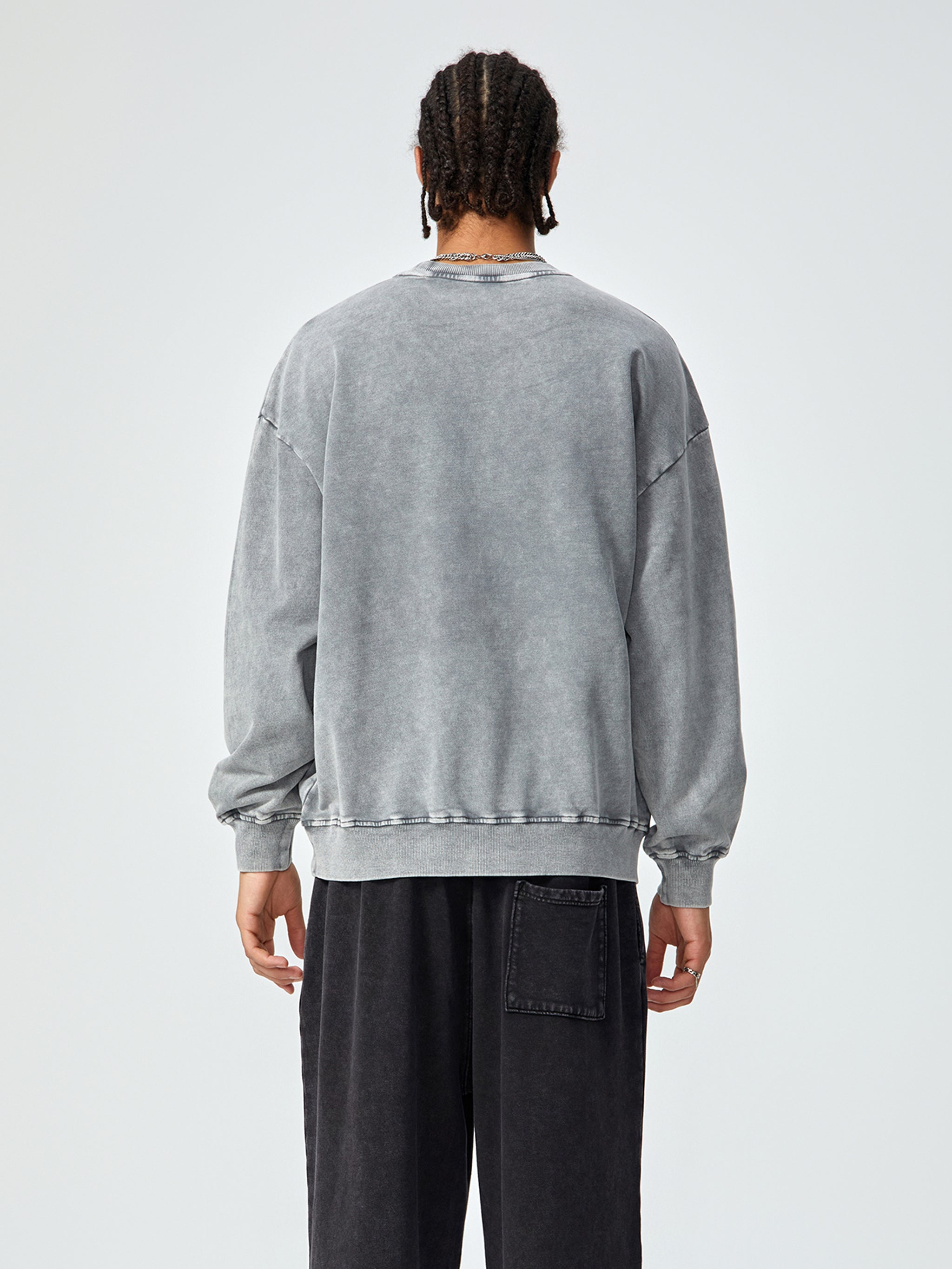 Revival. - Acid Wash Oversize Sweatshirt