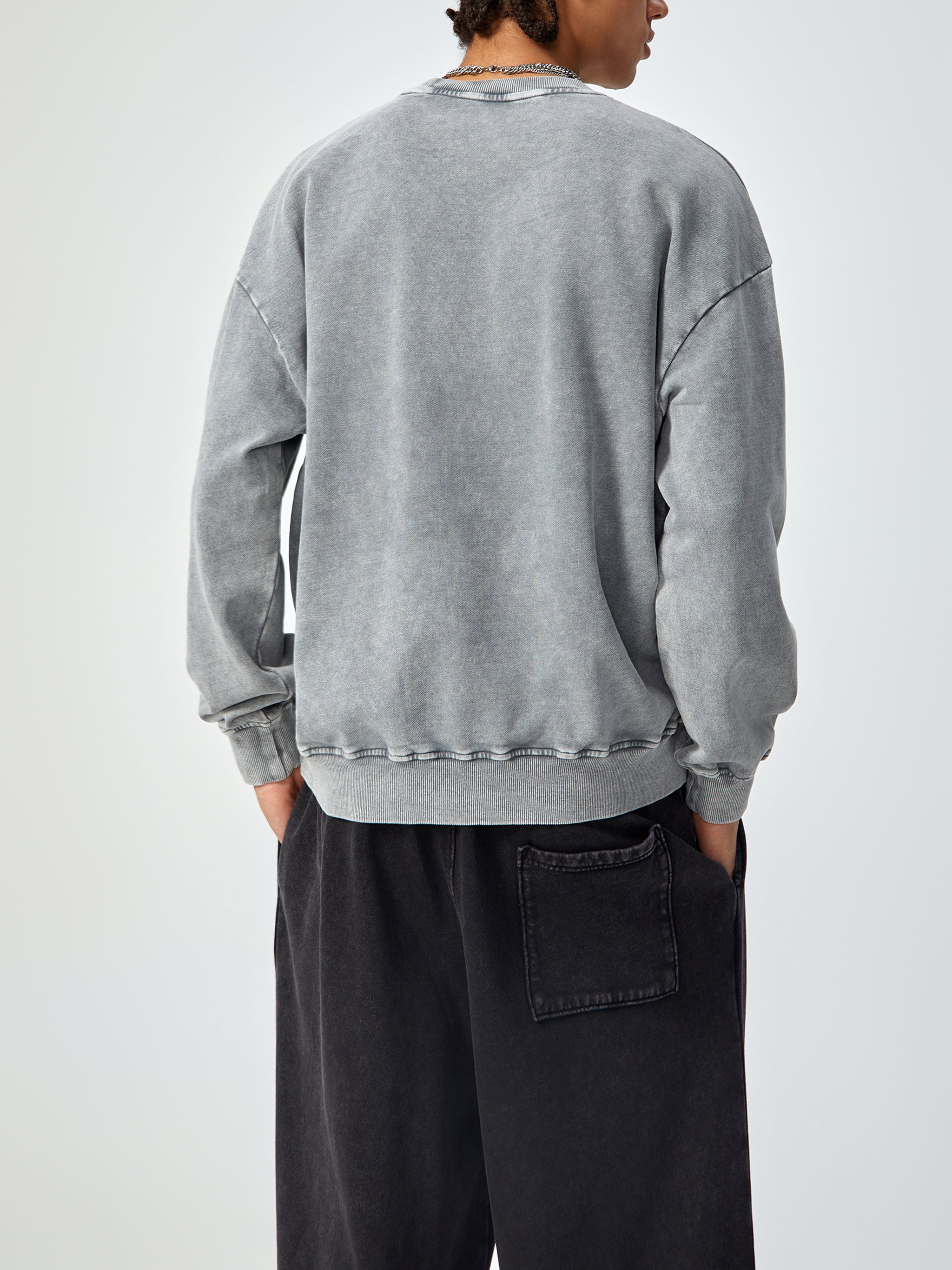 Revival. - Acid Wash Oversize Sweatshirt