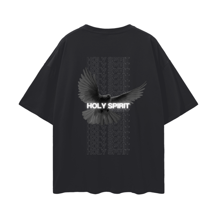 Holy Spirit - Oversize Deep Drop Shoulder Tee