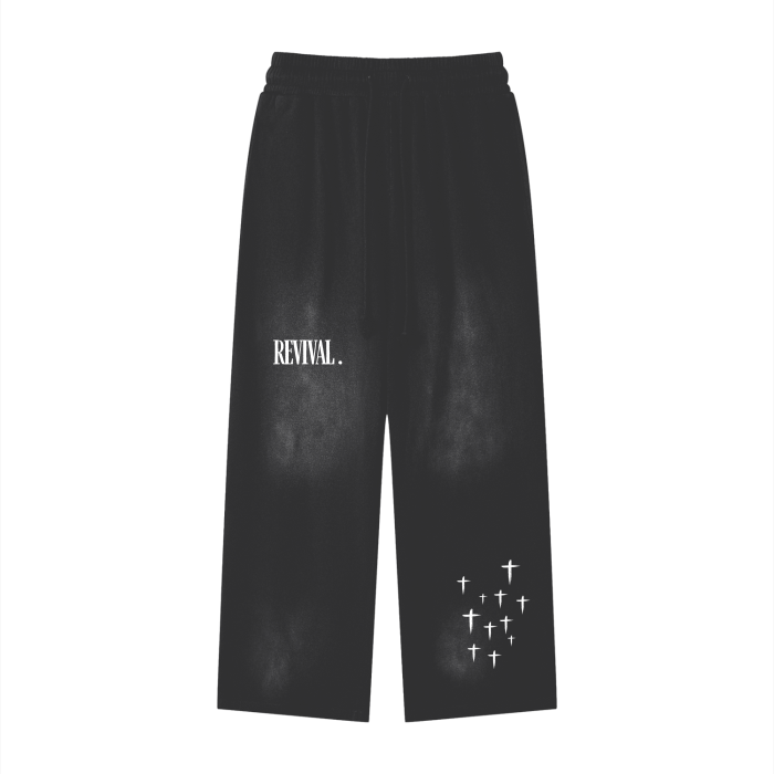 Revival. - Monkey Wash Loose fit Sweatpants