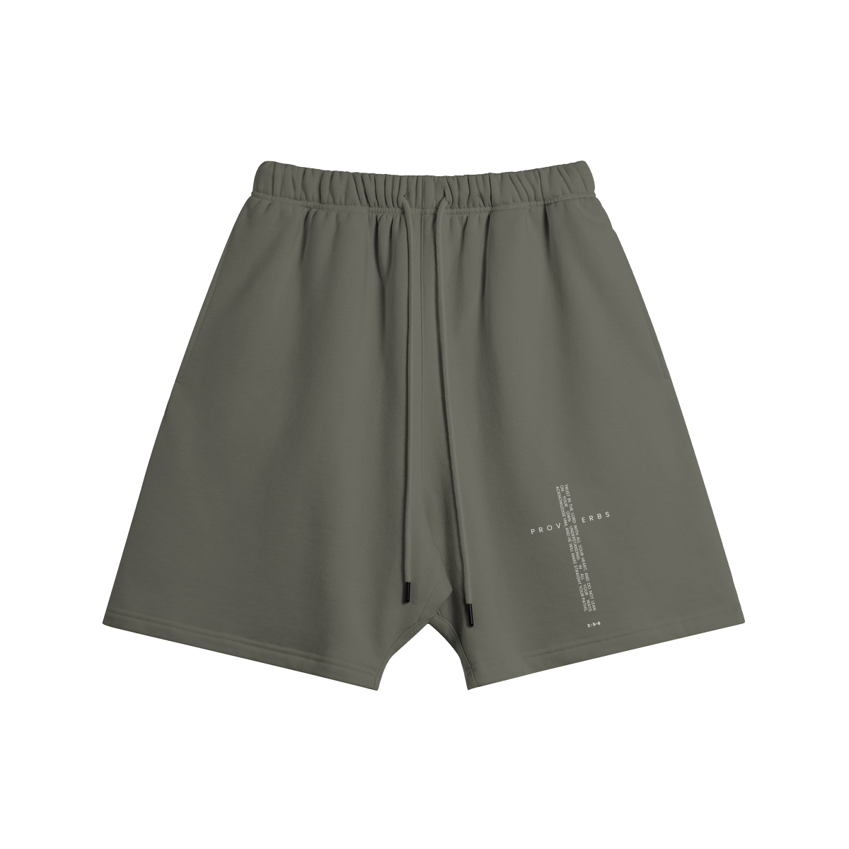 Proverbs 3:5  - Fleeced Shorts