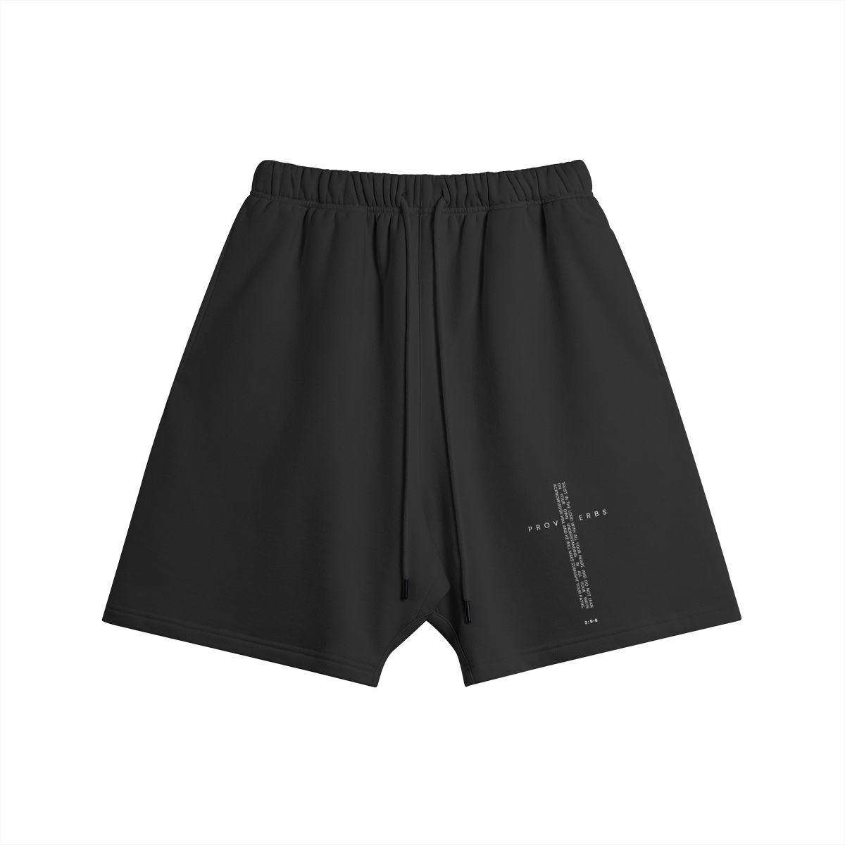 Proverbs 3:5  - Fleeced Shorts